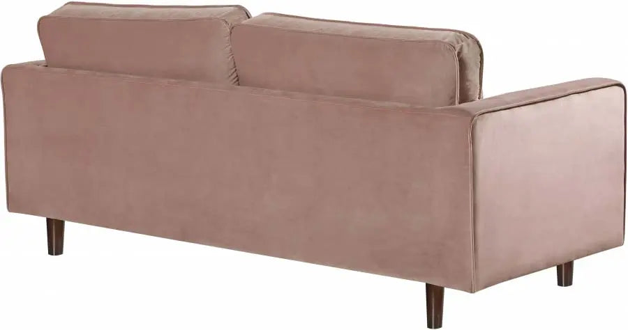 Meridian Furniture - Emily Velvet Loveseat In Pink - 625Pink-L