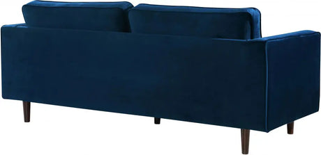 Meridian Furniture - Emily Velvet Sofa In Navy - 625Navy-S