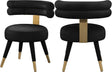 Fitzroy Dining Chair Set Of 2 In Black - 747Black-C | Meridian