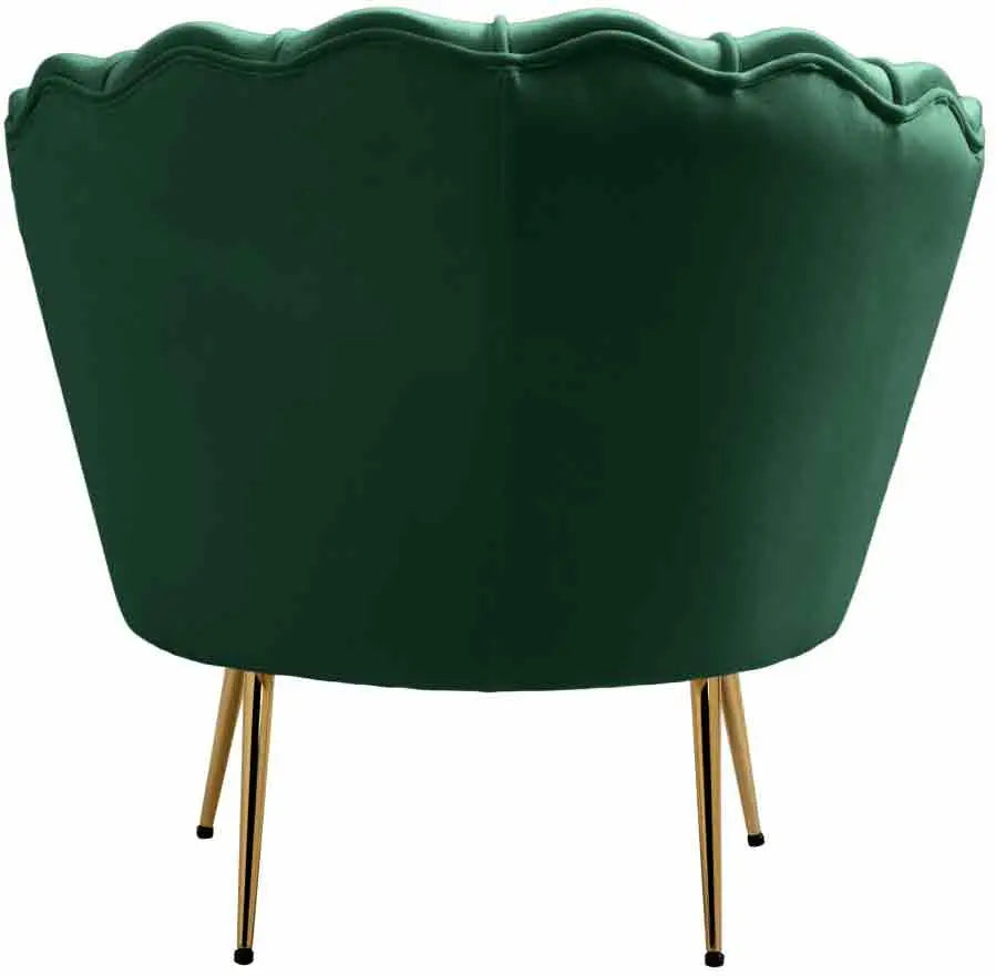Meridian Furniture - Gardenia Velvet Chair In Green - 684Green-C