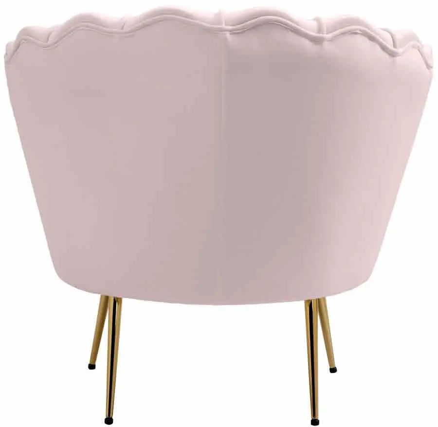 Meridian Furniture - Gardenia Velvet Chair In Pink - 684Pink-C
