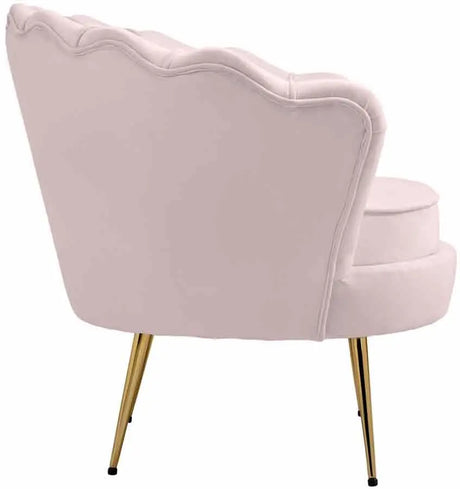 Meridian Furniture - Gardenia Velvet Chair In Pink - 684Pink-C