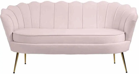 Meridian Furniture - Gardenia Velvet Loveseat In Pink - 684Pink-L