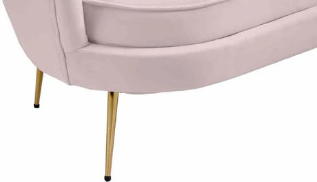 Meridian Furniture - Gardenia Velvet Loveseat In Pink - 684Pink-L