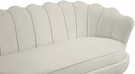 Meridian Furniture - Gardenia Velvet Sofa In Cream - 684Cream-S