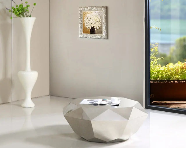 Meridian Furniture - Gemma Coffee Table In Silver - 222Silver-C