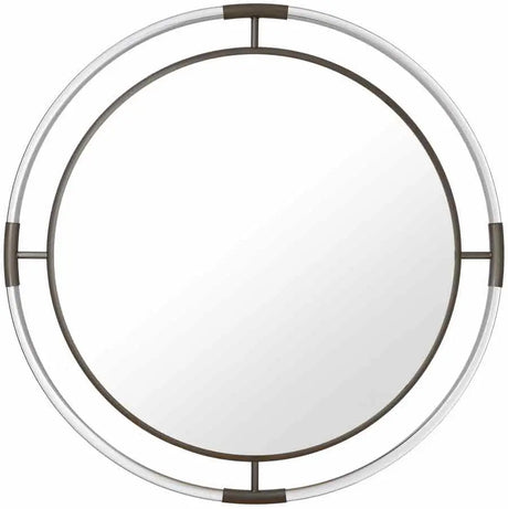 Meridian Furniture - Ghost Mirror In Brushed Silver - 454-M