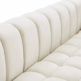 Meridian Furniture - Gwen Velvet Chair In Cream - 670Cream-C