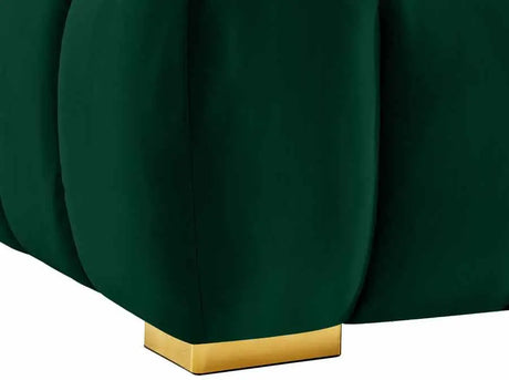 Meridian Furniture - Gwen Velvet Chair In Green - 670Green-C