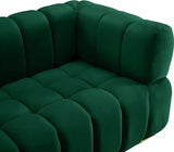 Meridian Furniture - Gwen Velvet Loveseat In Green - 670Green-L