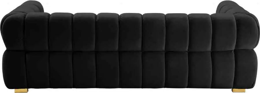 Meridian Furniture - Gwen Velvet Sofa In Black - 670Black-S