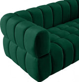 Meridian Furniture - Gwen Velvet Sofa In Green - 670Green-S