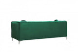 Meridian Furniture - Isabelle Velvet Loveseat In Green - 612Green-L