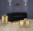 Jazzy 3 Piece Occasional Table Set In Gold - 281-3Set | Meridian