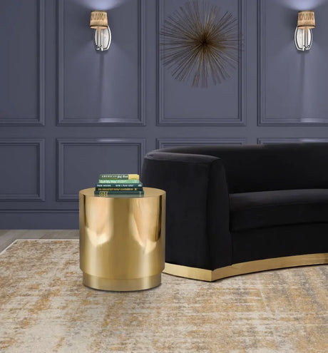 Meridian Furniture - Jazzy End Table In Gold - 281-E