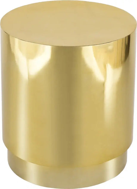 Meridian Furniture - Jazzy End Table In Gold - 281-E