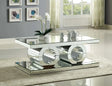 Jocelyn Coffee Table In Mirrored - 227-C | Meridian