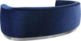 Meridian Furniture - Julian 3 Piece Living Room Set In Navy - 621Navy-S-3Set