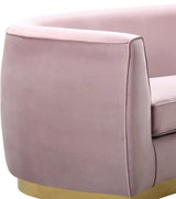 Meridian Furniture - Julian Velvet Sofa In Pink - 620Pink-S