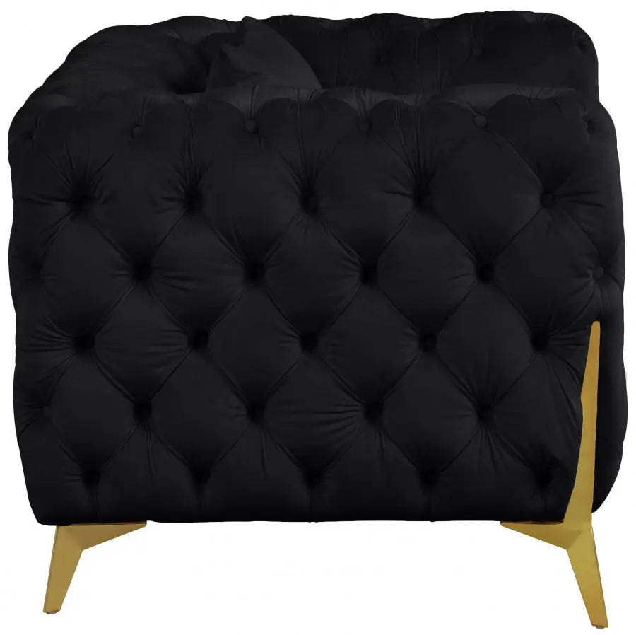 Meridian Furniture - Kingdom Chair In Black - 695Black-C