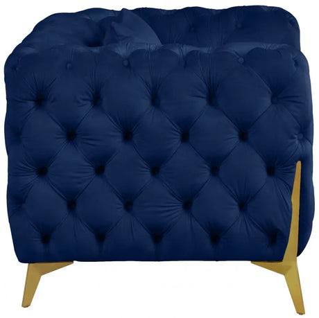 Meridian Furniture - Kingdom Chair In Navy - 695Navy-C