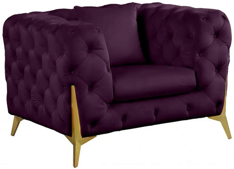 Meridian Furniture - Kingdom Chair In Purple - 695Purple-C