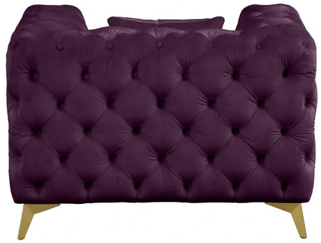 Meridian Furniture - Kingdom Chair In Purple - 695Purple-C