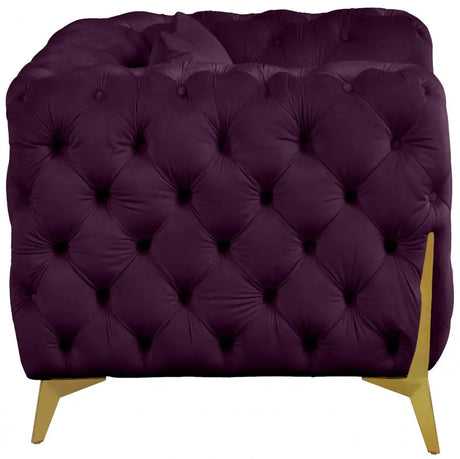 Meridian Furniture - Kingdom Chair In Purple - 695Purple-C