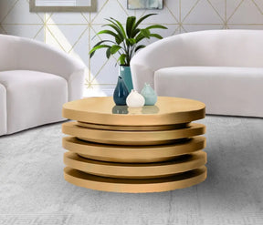 Levels Coffee Table In Brushed Gold - 299-Ct | Meridian