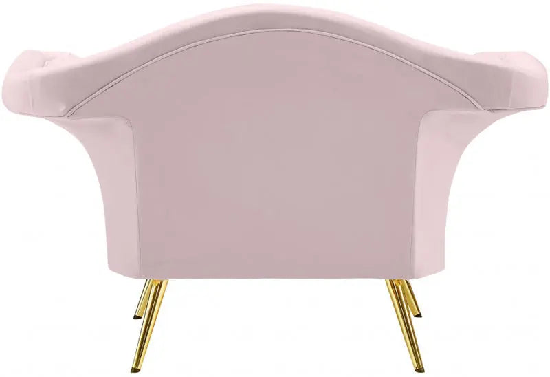 Meridian Furniture - Lips Velvet Chair In Pink - 607Pink-C