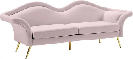 Meridian Furniture - Lips Velvet Sofa In Pink - 607Pink-S