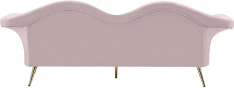 Meridian Furniture - Lips Velvet Sofa In Pink - 607Pink-S