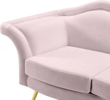 Meridian Furniture - Lips Velvet Sofa In Pink - 607Pink-S