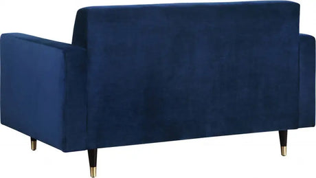 Meridian Furniture - Lola 3 Piece Living Room Set In Navy - 619Navy-S-3Set