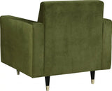 Meridian Furniture - Lola 3 Piece Living Room Set In Olive - 619Olive-S-3Set