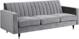 Lola Velvet Sofa In Grey - 619Grey-S | Meridian