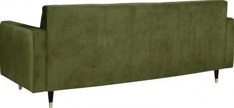 Meridian Furniture - Lola Velvet Sofa In Olive - 619Olive-S