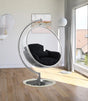 Luna Acrylic Swing Bubble Accent Chair In Black - 507Black | Meridian