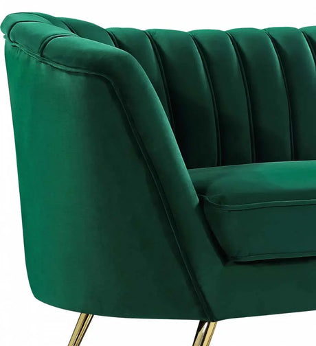 Meridian Furniture - Margo 3 Piece Living Room Set In Green - 622Green-S-3Set