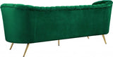 Meridian Furniture - Margo 3 Piece Living Room Set In Green - 622Green-S-3Set