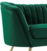 Meridian Furniture - Margo Velvet Chair In Green - 622Green-C