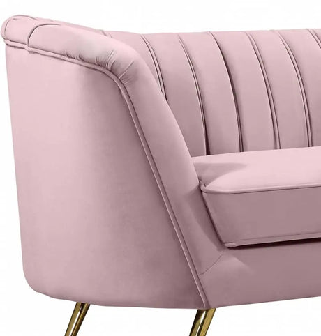 Meridian Furniture - Margo Velvet Chair In Pink - 622Pink-C