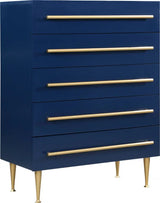 Meridian Furniture - Marisol Chest In Navy - 844Navy-Ch