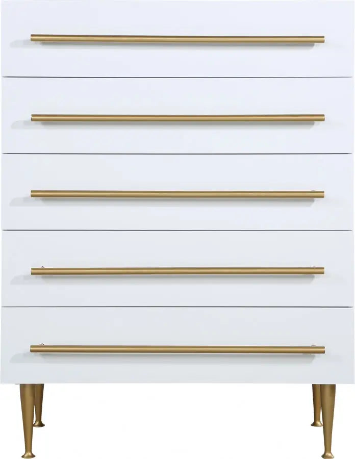 Meridian Furniture - Marisol Chest In White - 844White-Ch