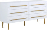 Meridian Furniture - Marisol Dresser In White - 844White-D