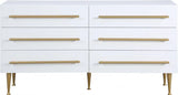 Meridian Furniture - Marisol Dresser In White - 844White-D