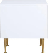 Meridian Furniture - Marisol Nightstand In White - 844White-Ns