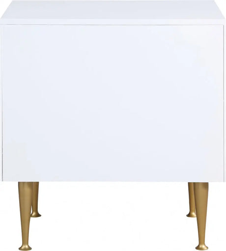 Meridian Furniture - Marisol Nightstand In White - 844White-Ns