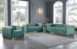 Marlon 3 Piece Living Room Set In Mint - 603Mint-S-3Set | Meridian
