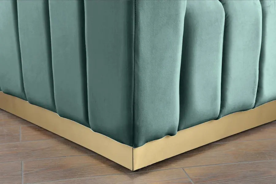 Meridian Furniture - Marlon Velvet Chair In Mint - 603Mint-C